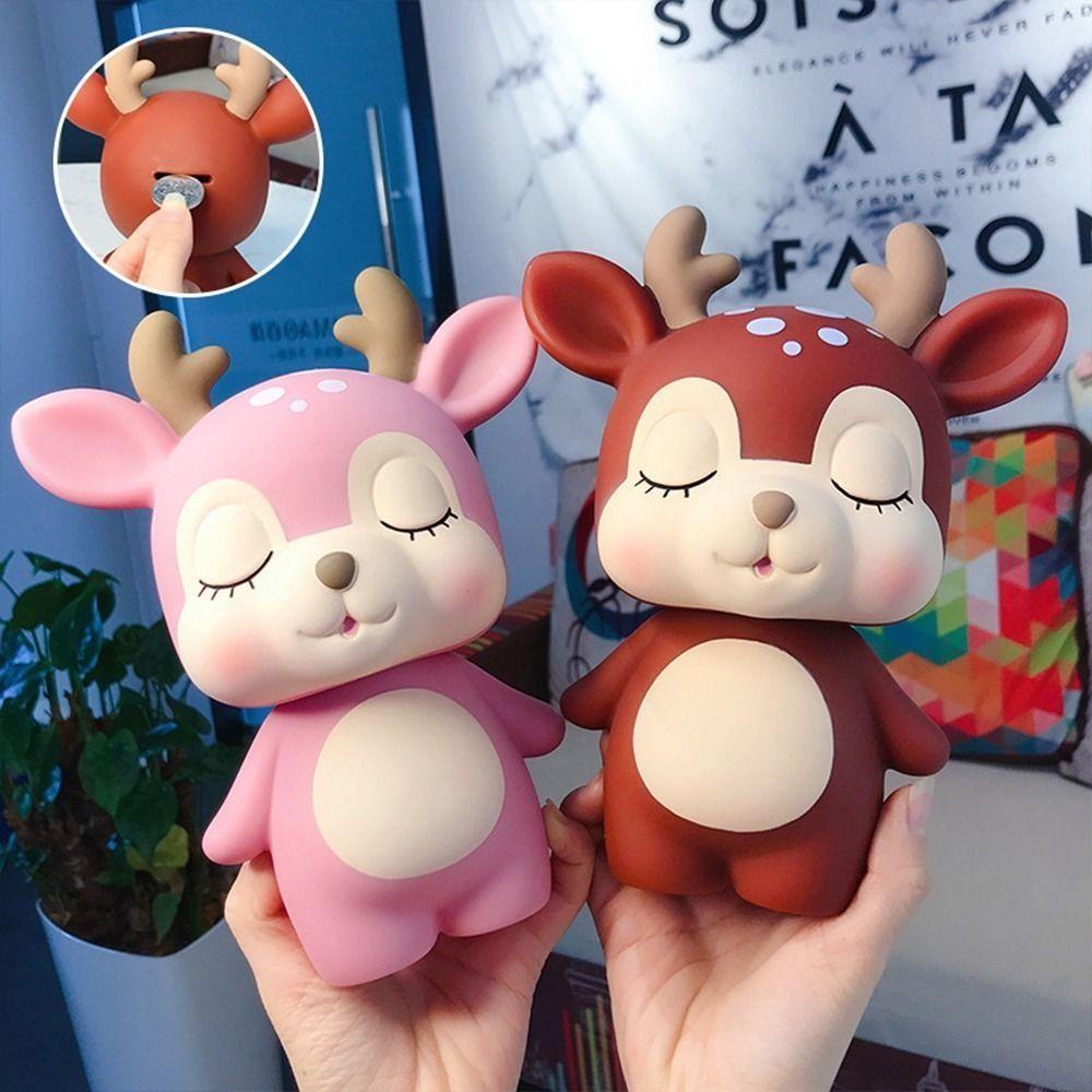 Cute Living Room Decoration Safe Kids Gifts Money Savings Box Coin Box Ornaments Piggy Bank