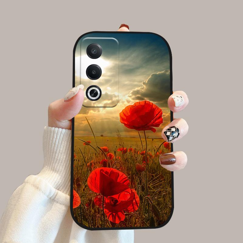 For Oppo A80 5G Case A3 Pro CPH2639 Shockproof Soft Silicone TPU Phone Cover For OPPO K12x A3x 5G Fashion Luxury Fundas Cases
