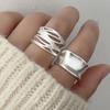 Xiaomi BF CLUB 925 Sterling Silver Rings For Women Simple Finger Open Vintage Handmade Interware Ring Allergy For Party Birthday Gift