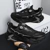 New Men'S Shoes Autumn Breathable Button Rotating Convenient Mesh Sports Outdoor Sports Leisure Running And Hiking Shoes