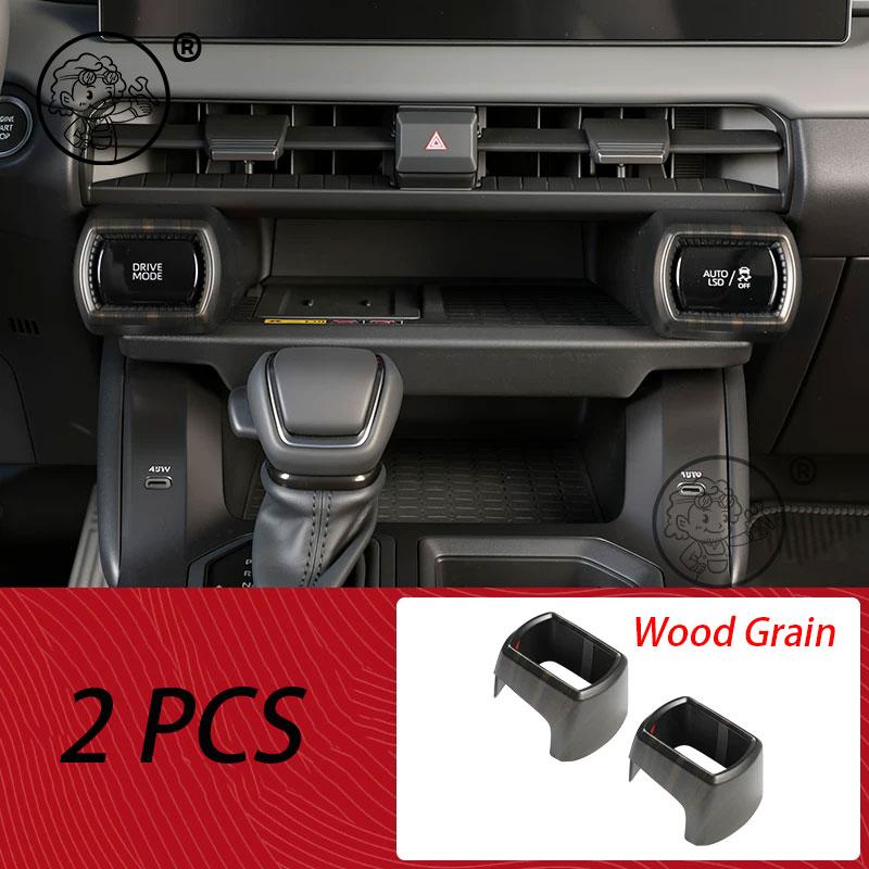For Toyota RAV4 XA60 6TH 2026 2027 Wireless charging left and right button frames Cover central console modification Accessories