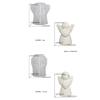 Heart Wings Angel Silicone Scented Candle Mold DIY Girl Sculpture Gypsum Home Decor Handmade Human Resin Mold for Birthday Gifts