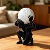 3D Printed Golf Ball Display Stand Single Golf Ball Holder Myth Man Ball Stand for Desk Bookshelf Bookcase Shelf Mantel Decor