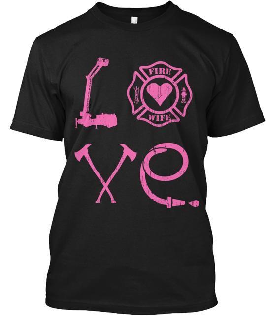 Love Firefighter T-Shirt S