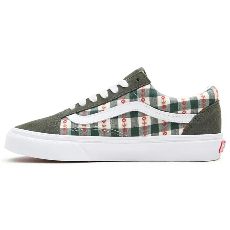 

Vans Old Skool WhiteGreen Plaid VN0A3WKT4RU 36.5