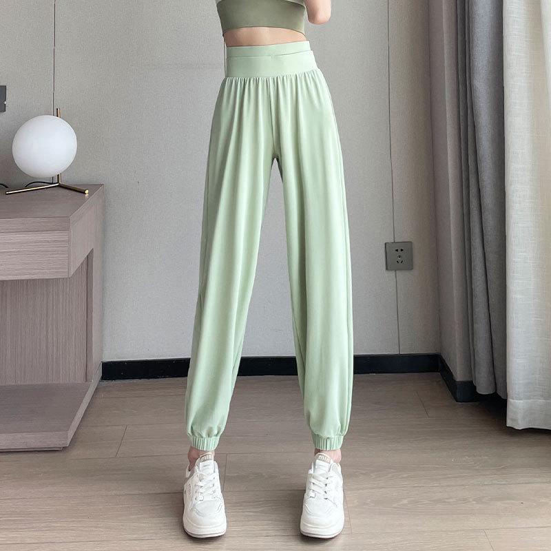 2025 Women's Quick-Dry Sportswear Set: Summer Gym & Yoga Suit with Casual Green Pants