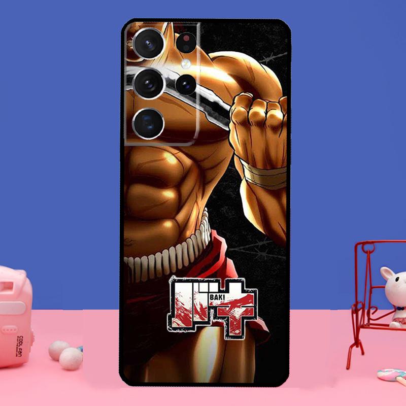 Baki the Grappler Manga Anime Phone Case For Samsung Galaxy S22 Ultra S8 S9 S10 Plus Note 20 Ultra S20 FE S21 Ultra