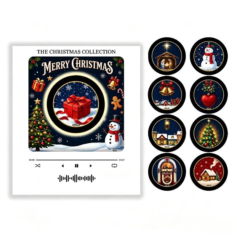 Christmas Nfc Music Box Refrigerator Magnet
