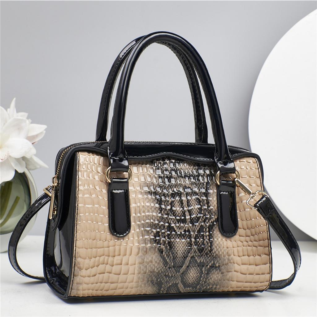 New Design Stone Design Splicing High-value Handbag Printed High-end Shoulder Bag Versatile Simple To Use Crossbody Bag