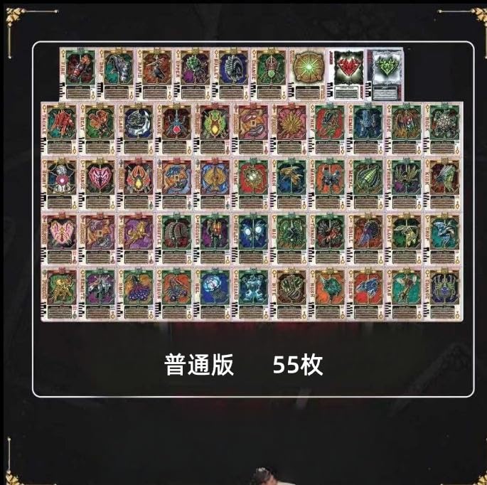 EUYUL Carte da Gioco Kamen Rider 55/100 Versione Regolare Deluxe Decade Ken Gildoraz Gioco di Carte Tavolo Festa Bevendo Gioco Accessori Cosplay Merce Regalo