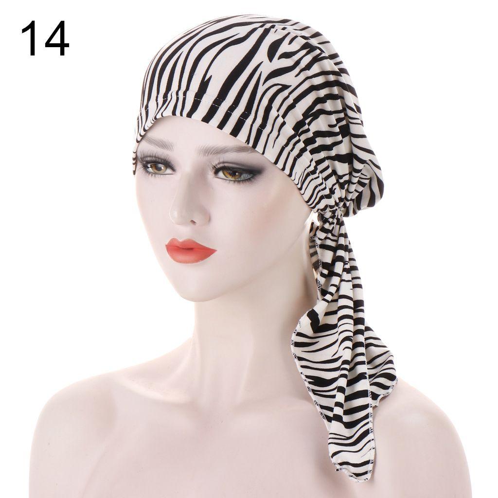 Women Muslim Hijab Chemo Hat Turban Cap Cover Cancer Hair Loss Headscarf Head Wrap