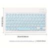 Ultra-Slim Bluetooth-Compatible Keyboard Portable Mini Wireless Keyboard Rechargeable for iPad Tablet Phone iOS Android Windows