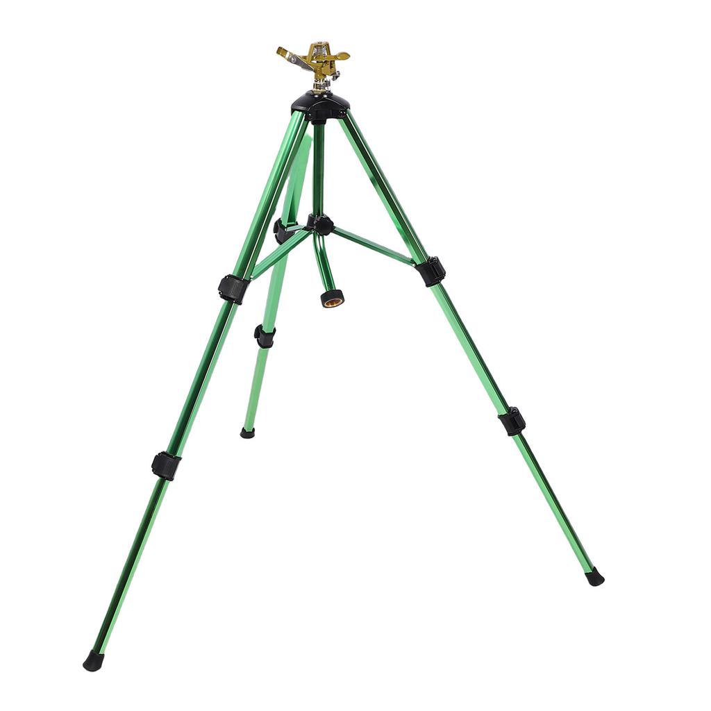Sprinkler on Tripod Base, Heavy Duty Sprinkler Head Large Area Irrigation with 3Celsius4 Inch Connector Extension Legs, Sprinklers for Yard La