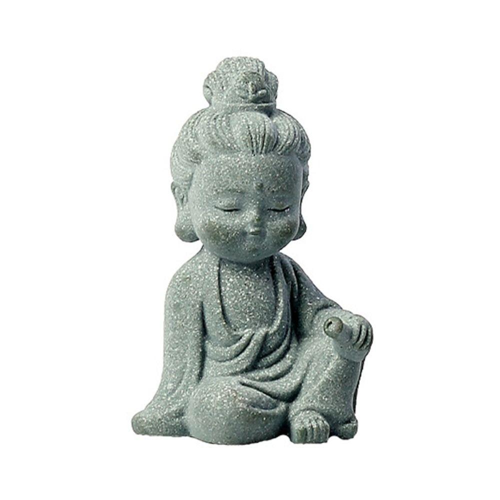 

Sandstone Aquarium Buddha Statues Mini Serviceable Buddha Tea Pet Delicate Chinese Style Dolls Buddha Statue Office Bookshelf