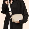 Leather Bag Women's Fashion Small Square Bag Trendy Commuter Women's Bag First Layer Cowhide Shoulder Bag Simple Messenger Bag