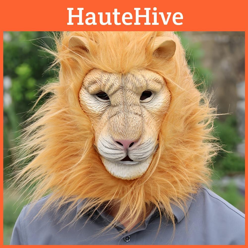 Lion Head Mask Made Of Latex With Mechanical Craftsmanship For Costume Parties And Events