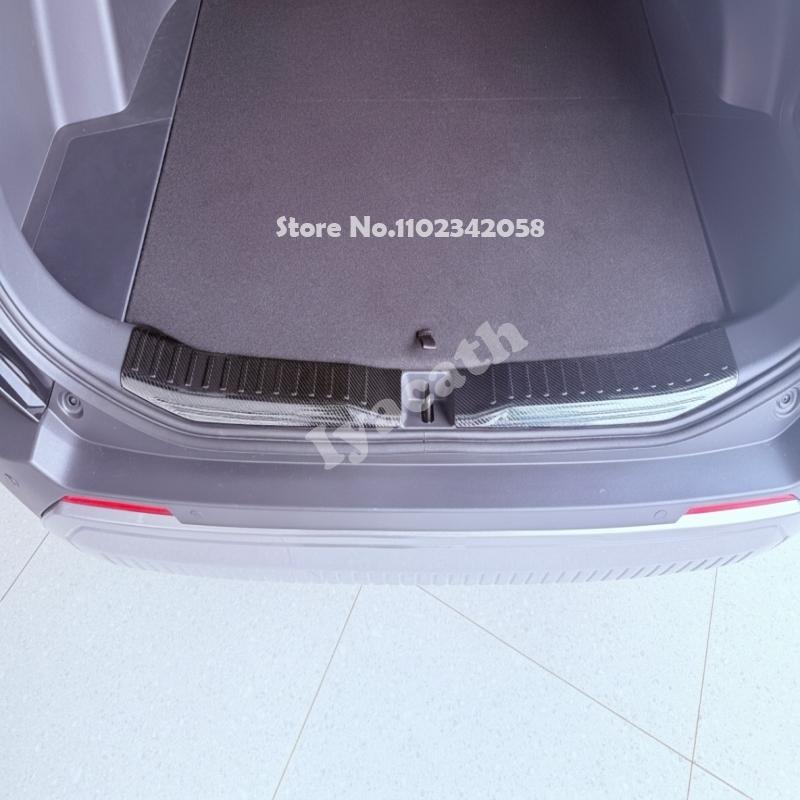 For Toyota RAV4 RAV 4 RAV4 2026 2027 Steel Interior Rear Bumper Tailgate Door Sill Welcome Trunk Tread Plate Molding Accessories