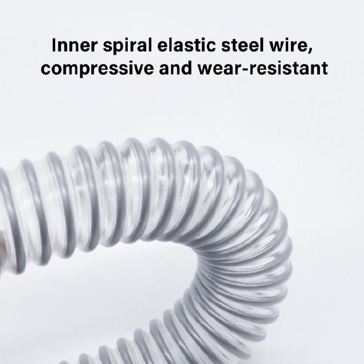 2 Stück Unterer Schlauch Vakuumschlauch Heimreinigung Vakuumteil ABS Textur Geeignet für Staubsauger Einfache Installation