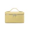 Sac Boîte à Lunch en Cuir de Vachette Pleine Fleur pour Femme, Nouveau Style 2025, Sac Blanc Porté Main/Bandoulière pour Téléphone