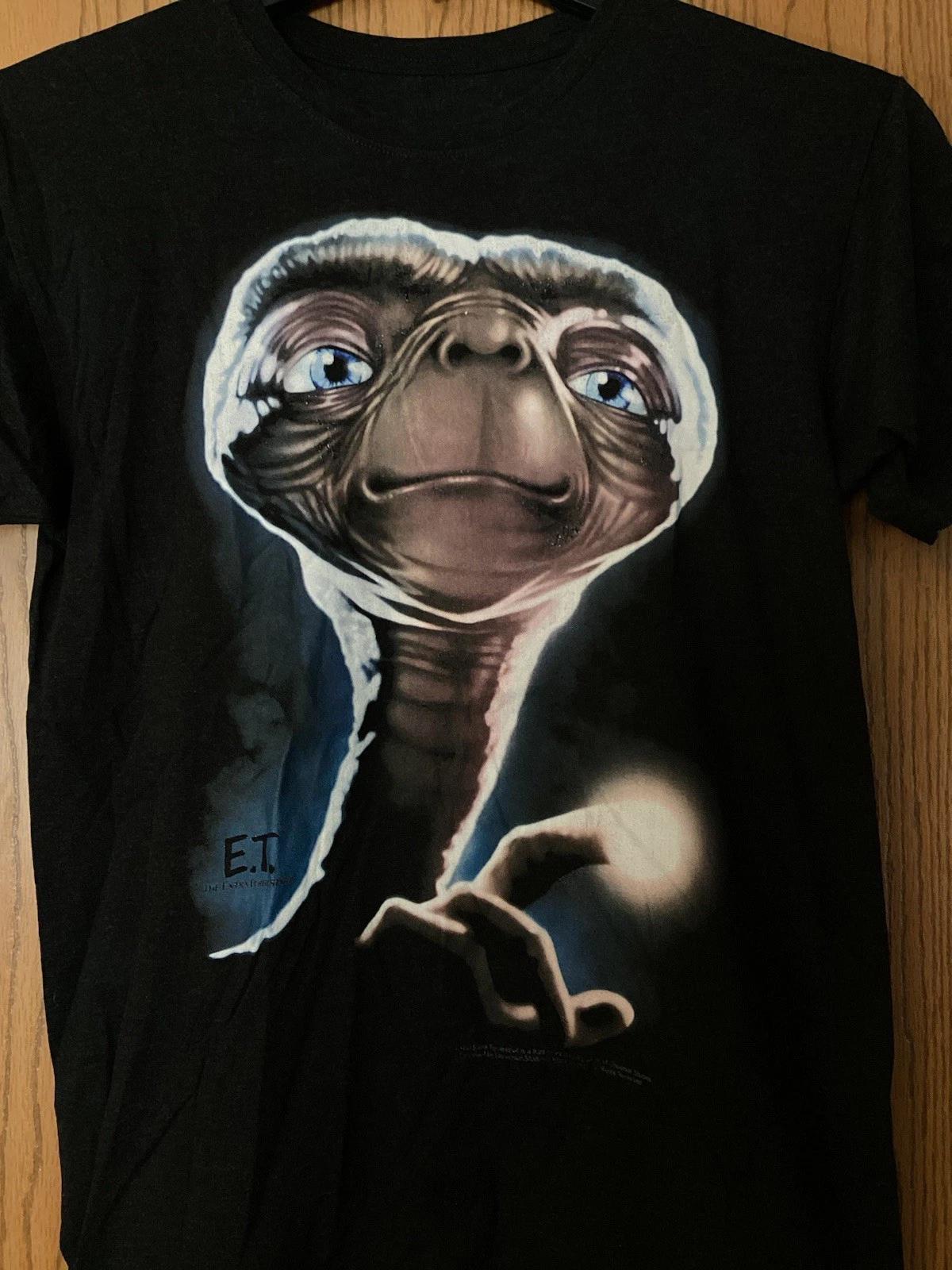 

E.T. - 1982 Steven Spielberg Film - Universal Studios - Black Shirt - No Tag L