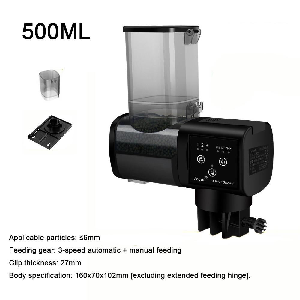 250ML/500M Intelligent Automatic Feeder Digital Display Screen Automatic Fish Feeder Home