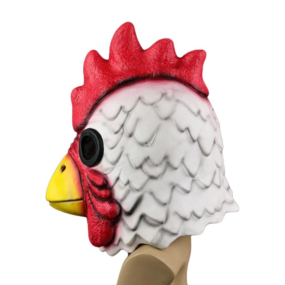 Miami Haan Cosplay Masker Latex Hotline Dieren Maskers Kippenkop voor Halloween Feest Maskerade Grappig Nieuw Persoonlijkheid Volwassene