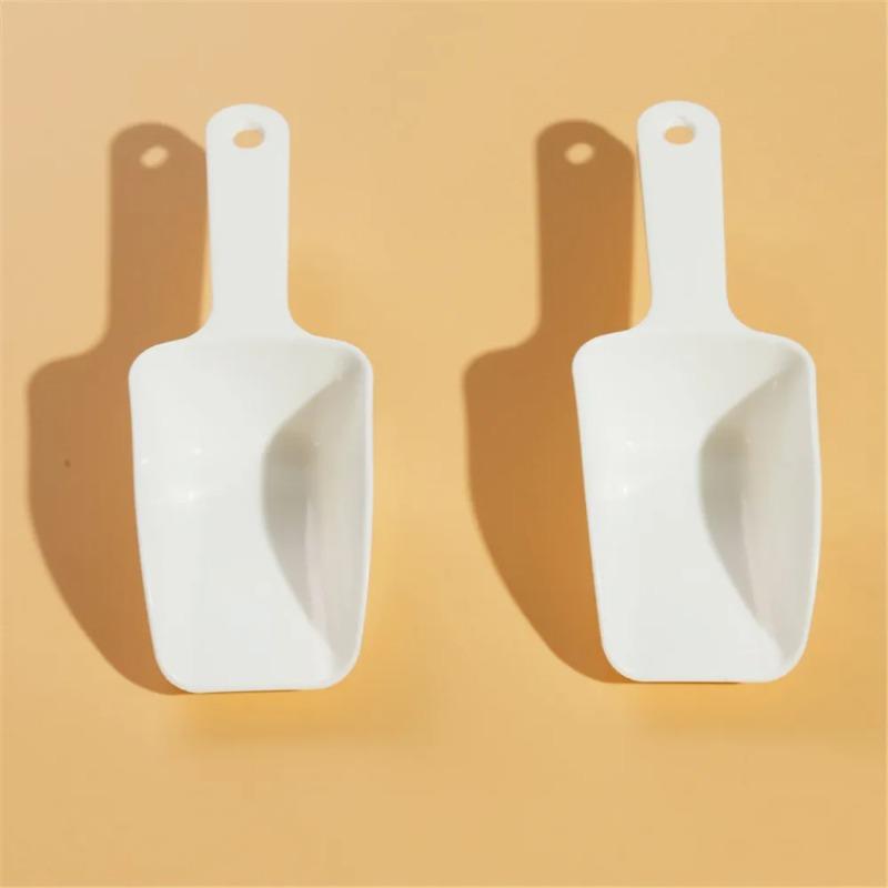 Multi-Purpose Plastic Kitchen Ice Scoops Bar Scoop for Canisters Flour Powders Dry Foods Candy Pop Corn Coffee Beans