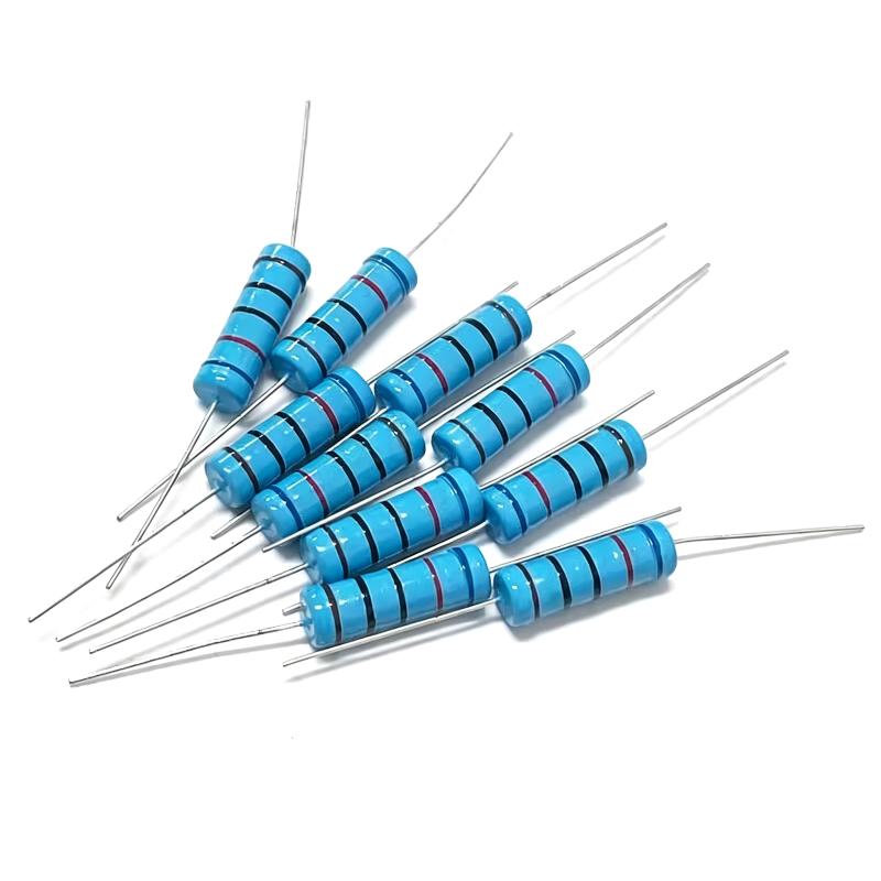 2W 1% Low Error Metal Film Resistor Assortment 20Pcs 1R-10M for PCB Design and Prototype Production