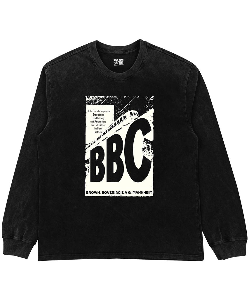 NAVYTEAM Bbc Pigment-Dyed Long T-Shirt