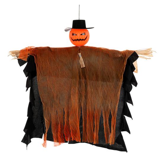 Halloween Hanging Ghost Decoration Pumpkin Head Ghost Haunted House Prop Ghost Decoration for Yard Patio Garden Indoor Outdoor Use