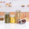 Glass Bottle Sealed Jar For Kitchen Food Pickle Fruit Canned Transparent Big Mouth Jam Bottle Storage Jar Household