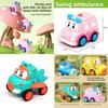 Cartoon Design Ambulance Airplane Train Taxi Model Children Toy For Toddler Play And Development