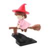 Wizard Broomstick Drift Ornament Activated Dynamic Dashboard Decor Fantasy Flying Car Fun Motion Gifts for Enthusiasts