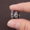 Punk Hip Hop Skull Hoop Earrings for Women Stainless Steel Trendy Charm Skeleton Hoop Earring Gothic Male Pop Jewelry