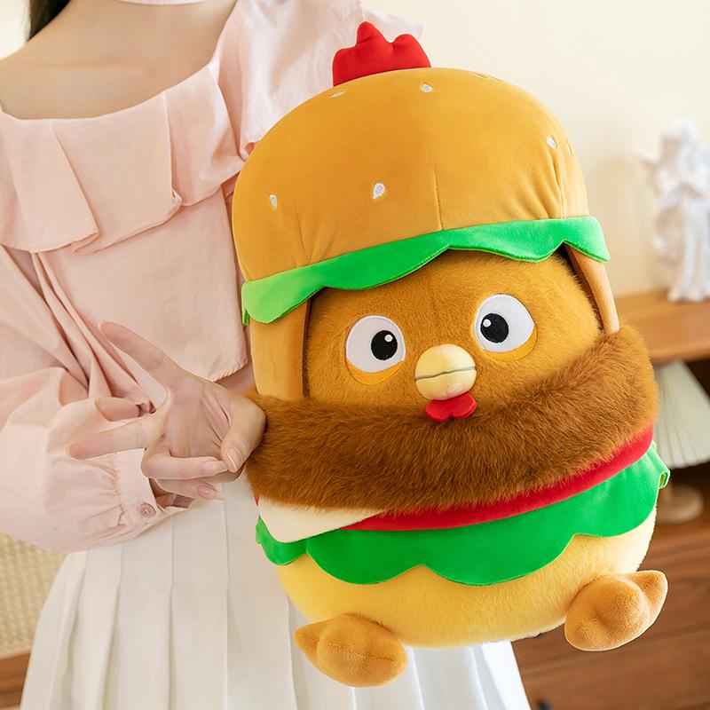 Creative Removable Chicken Plush Toy - Soothing Doll & Home Decoration for Kids