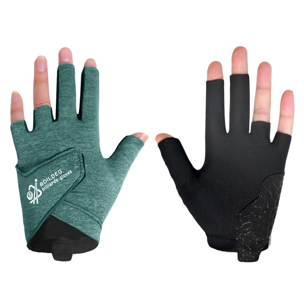 1PC Professional Billiards Gloves With Anti-Slip Pads Breathable And Sweat-Wicking Snooker Gloves Self-Adhesive Cloth Fixed For Left Hand