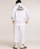 CREAM SODA LAB Human Highlight Logo Jogger Pants Light Gray Yellow