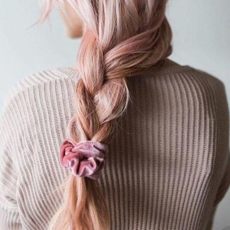 Бархатная резинка для волос — фото 5