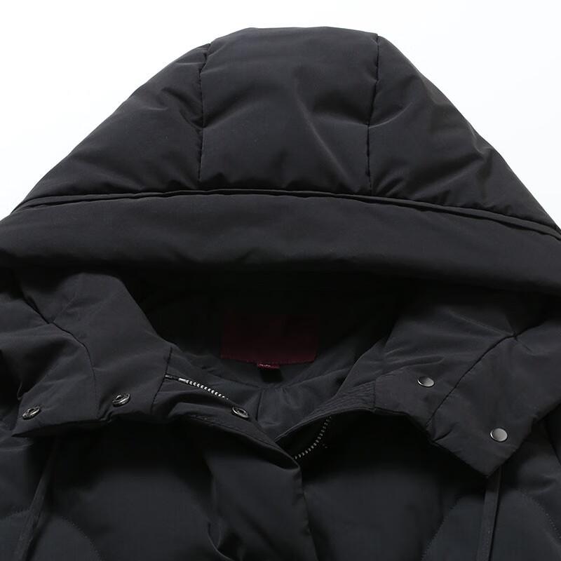 G·TENNA SMR-M592 Women's Long Hooded Down Jacket