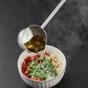 2pcs Multifunctional Sauce Spoons 304 Stainless Steel Seasoning Oil Spoon with Long Handle Sauce Scoop for Kitchen Baking