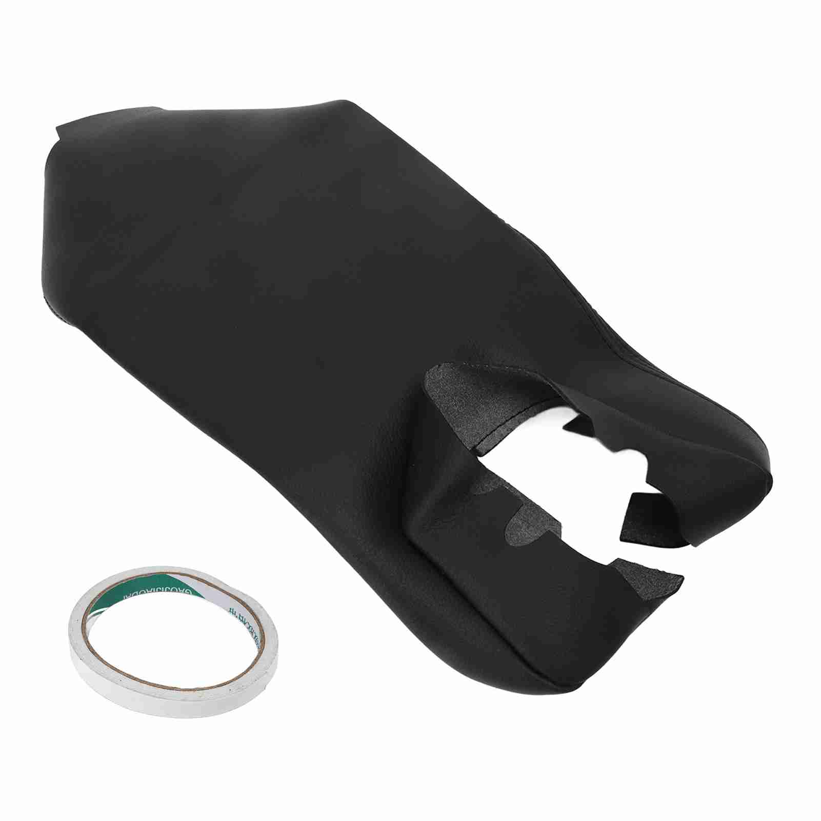 Synthetic Leather Center Console Lid Armrest Seat Box Cover Protector Replacement for Acura TL 2009‑2012 Black