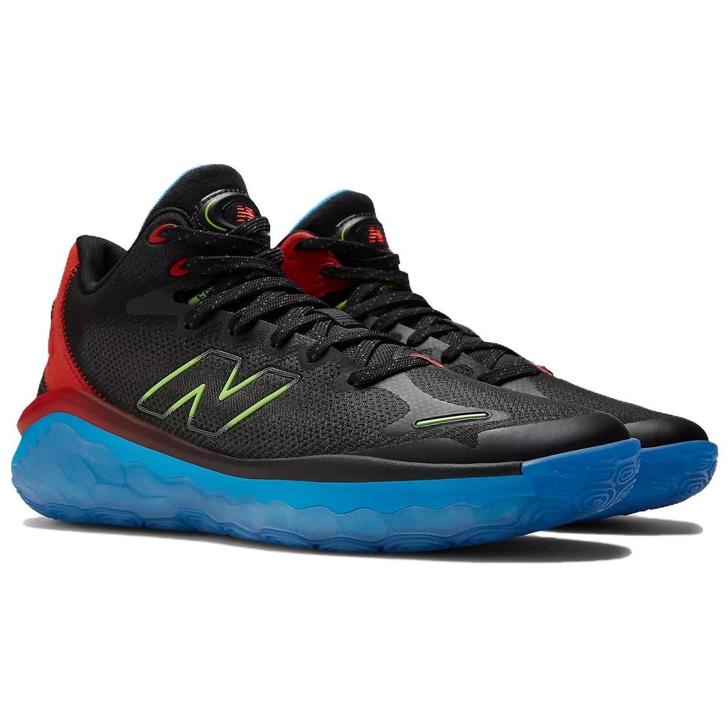 New Balance Fresh Foam BB Virtual Men Sneakers Black Vibrant-Sky True-Red BBFRSHA1