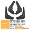 Tire Mudguards for 2026 Toyota BZ7
