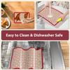 Macaron Silicone Baking Mats, 3 PCS Non Stick Macaroon Mat Silicone for Macarons, Cookie, Pastry, Red