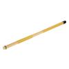 1 Pair Practical Bamboo Drum Brushes Sticks Rod Drumsticks Music Instrument Accessory (Yellow)