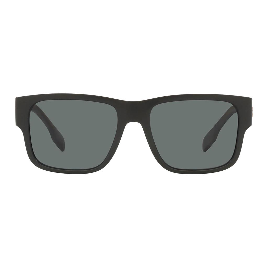 Burberry 4358 Iconic Collection Square Sunglasses Unisex sunglasses Black 0BE4358-346481
