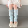 Children's Lightweight Socks Cover Leg Warmer with Ruffled Edges Macaron Color for Girls Spring Summer Wear