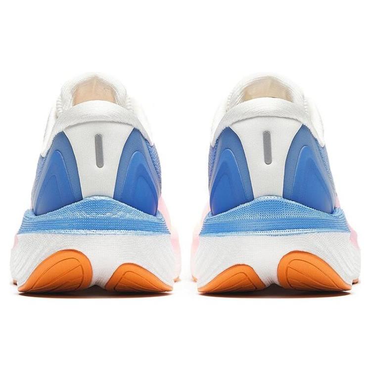 Anta Versatile Slip Resistant Low Top Running Shoes Women's White Pink Blue 922335585-4