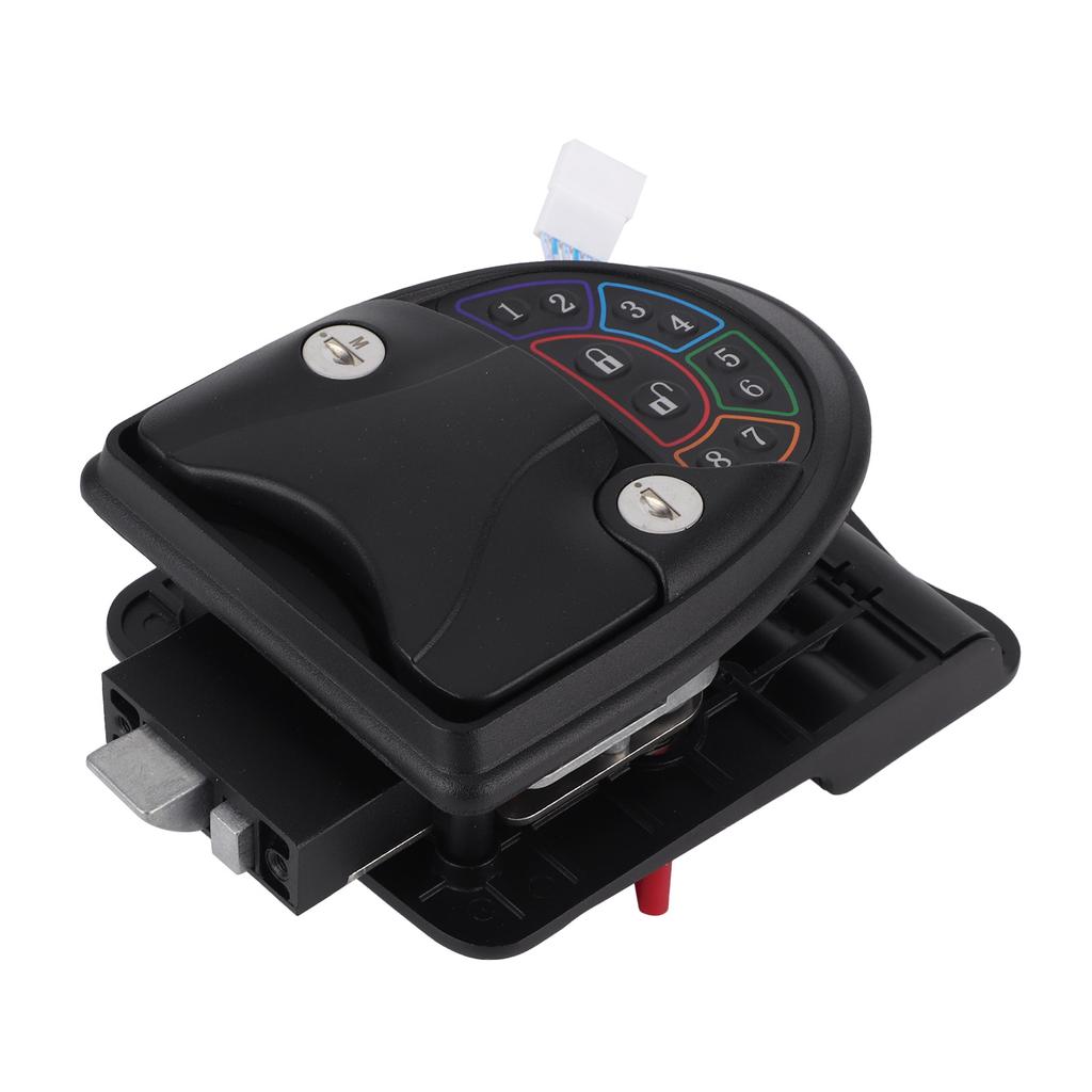 Keyless Entry Door Lock Zinc Alloy with 20m/65.6ft Remote Control Keys for Bus Yacht Ferry Truck