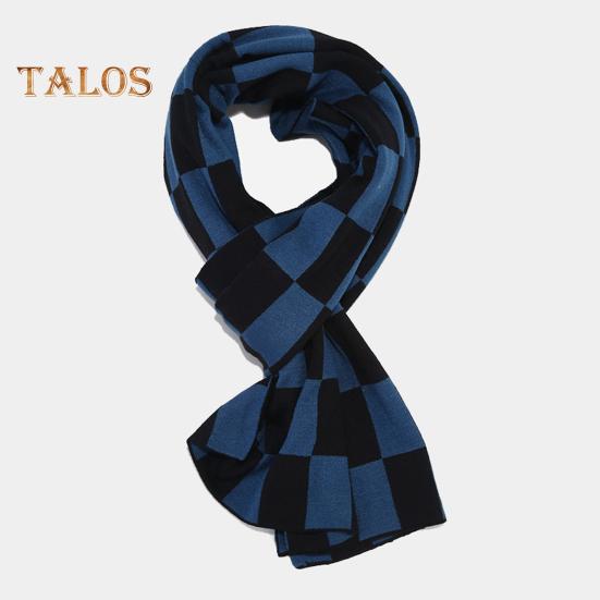 3 st/set Unisex Vintermössa Halsduk Handskar Set Förtjockad Varm Mössa Rutigt Tryck Elastiska Pekskärmshandskar Vindtät Vinter Utomhus Cykling Kupolhatt